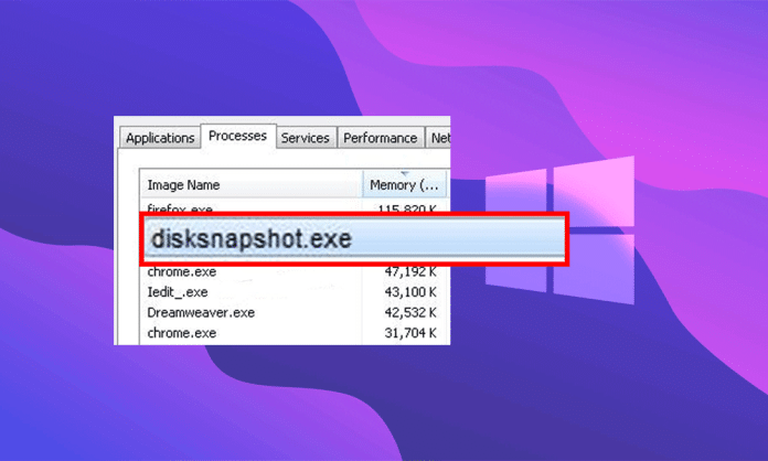 DiskSnapshotexe la gi Ban co nen xoa no tren Windows